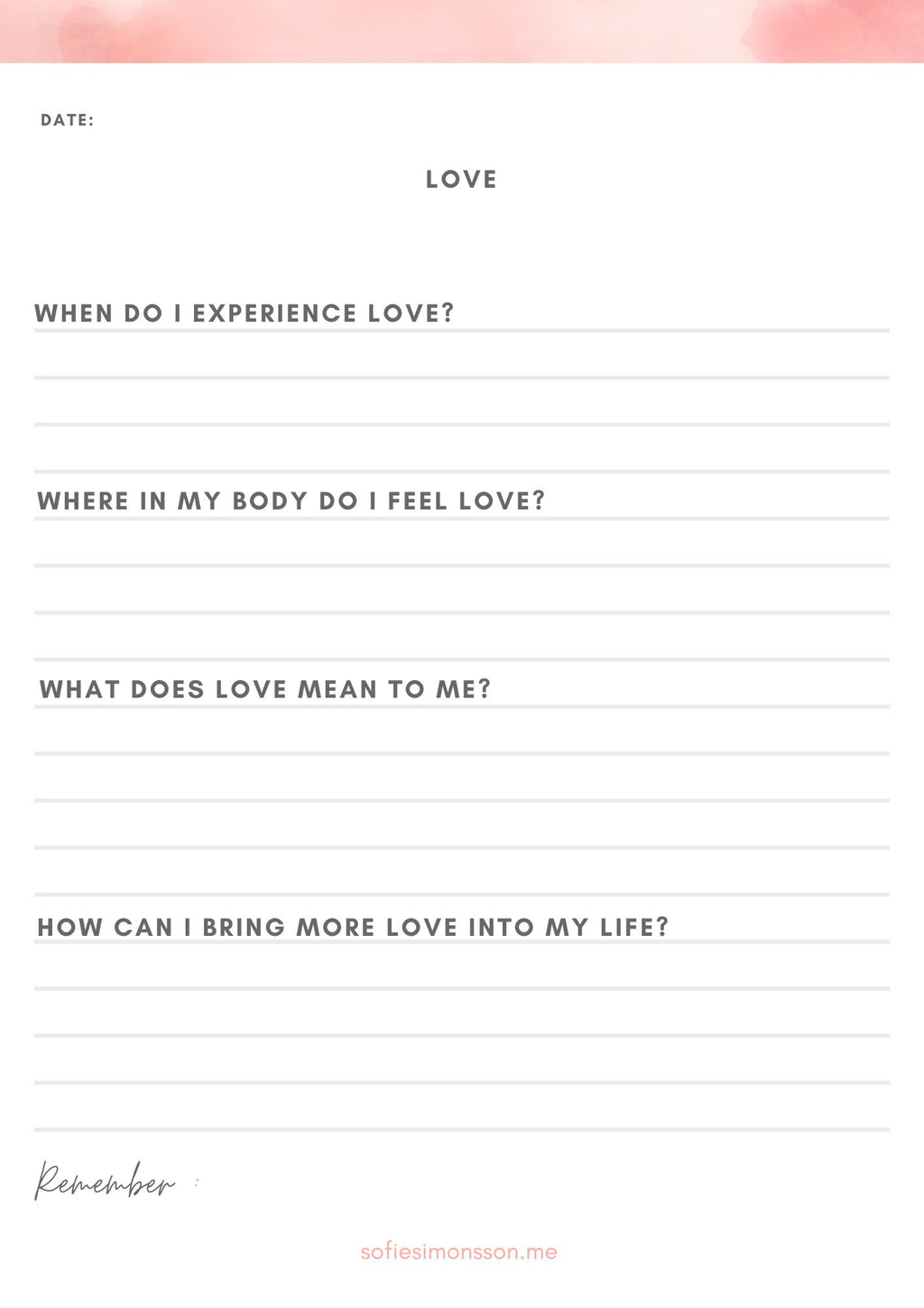 FREE RESOURCE - WORKBOOK